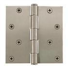 286260 Signature Hardware Solid Brass Mortise Hinge In Satin Nickel
