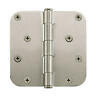 286262 Signature Hardware Solid Brass Rounded Edge Mortise Hinge In Antique