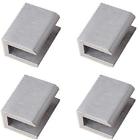 304gc04 Iorange Adjustable Stainless Steel Glass Clip Clamp Shelf 707427341920