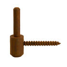 306451 Signature Hardware Set Of Hand Forged Iron Lag Pintles In