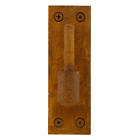 306463 Signature Hardware Hand Forged Iron Narrow Plate Pintles Set Of