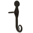 306584 Signature Hardware Hand Forged Iron English Rat Tail Shutter Holdbacks