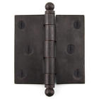 313500 Signature Hardware Dark Bronze Mortise Hinge With Ball Finials In
