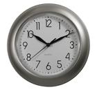32000-ni-db Itc Brushed Nickel Round Clock 733328158008