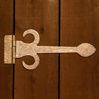 325616 Signature Hardware Elegant Iron Strap Hinge In Living Bronze