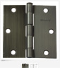 3500-ab Gliderite Hardware Lot Of Antique Brass Door Hinges Square Corner