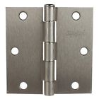 3500-sn-1 Gliderite Hardware Inch Steel Door Hinges Square Corners 849376002993