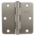 3514-sn-50 Gliderite Hardware Inch Steel Door Hinges Radius Satin 849376023714