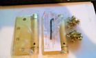 35344r1 Ultra Hardware Hinges Spring Loaded Brass Adjustable Pair New
