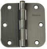 3558-ab-24 Gliderite Pk Antique Steel Brass Door Hinges Screws 0849376009954