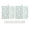 35968-200 Ultra Hardware Door Hinge Radius Square Corner Qty 749694359680