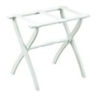 36c0fa9c Gate House Furniture Item White Contoured Leg Luggage 4894660021712