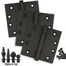 4040bbus10b-3 Homebuilders Hardware Door Hinges Solid Brass Ball Bearing Oil Rubbed