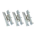 42211 The Renovators Supply Chrome Flush Cabinet Hinge Pack 671839628286