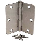 43179137660 Inch Satin Nickel Door Hinges Radius Corners Pack 646437142946