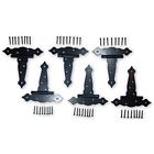 4318029847 Outdoor Hardware Shed Hinges Door Heavy Duty Fancy 689355405687