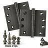 4545bbus17a Homebuilders Hardware Door Hinges Solid Brass Ball Bearing Pewter With