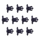 45784 The Renovators Supply Wrought Iron Hinge Black Rustproof 096962423582