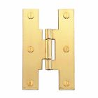 48004 The Renovators Supply Flush Bright Solid Brass Hinge 096962410667