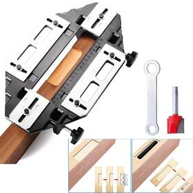 4modlr 762983658547 Door Hinge Jig Aluminum Alloy Installation Kit With Adjustment Wr
