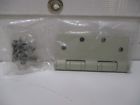 4pa47 Lot Of Butt Hinge With Beige Enamel Finish Full Mortise