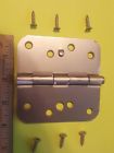 4x4-5-8-sn-us14 House Guard Hardware Satin Nickel Radius Round Corner Door Hinge