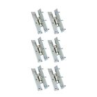 52211 The Renovators Supply Chrome Flush Cabinet Hinge Pack 671839628293