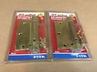 5297957 Ace Satin Brass Spring Loaded Hinges Self Closing 082901142799