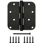 5368592 Ace Residential Hinge Radius With Screws In Black 082901209133