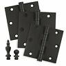638455811454 Homebuilders Hardware Embassy Door Hinge Solid Brass Inch