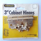 69-0190 Stanley Hardware Two Cabinet Hinges Satin Brass 003392323085