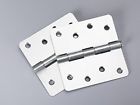 6971156880041 Zinc Plated Door Hinges Silver Inch Interior With