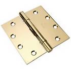 70300-2127 Hickory Hardware Solid Brass Square Corner Door Hinge Polished