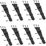 711182009469 Renovators Supply Manufacturing Strap Hinges Black Wrought Iron