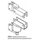 7313-605 Bommer Brass Base Double Acting Spring Pivot Door And Jamb