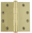 821210 Grandeur Button Tip Heavy Duty Hinge With Square Corners
