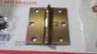 002300 849356 Stanley Gatehouse Hinges Square Antique Brass Finish 033923849357