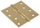 851249 Hillman Residential Door Hinge Brass Finish Pack 008236863451