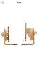 851593 Hillman Part Brass Plated Cafe Door Hinge By 008236865875