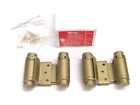 87620 Guard Security New Double Action Spring Hinges Gold Finish