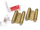 87640 Guard Security New Double Action Spring Hinges Brass Finish