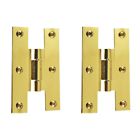 88005 The Renovators Supply Solid Brass Cabinet Hinge Offset 671839626831