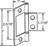 900-820 Null Door Hinge Steel Plated Length Width