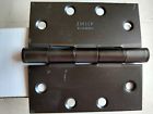92015mb Emtek Hinged With Screws Solid Steel Hinges New
