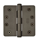 92024-us19 Emtrk Emtek Flat Black Radius Corner Heavy Duty Pack Of