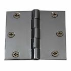 92086 The Renovators Supply Cabinet Hinges Chrome Solid Brass 096962401979