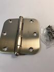 9br7024-002 Baldwin Inch Satin Nickel Door Hinges With Radius Corners