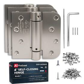 B0f4whbmkr A1 Proguard Hardware Self Closing Spring Hinges 4in Adjustable Tension Garage Front Back