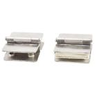 A12110600ux0462 Uxcell Hardware Glass To Door Double Clamp Shower 700836539056