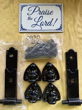 300hh1 Abbey Set Gates Heavy Duty Gate Hinges Reversible Garage Stable Door 7ftft